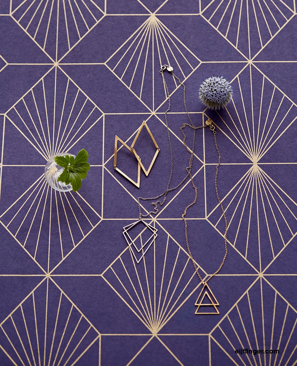 Geometrický vliesová tapeta na zeď Lastury 366072, Geonature, Eijffinger