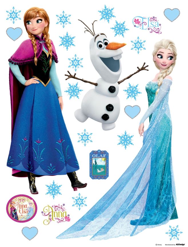 Wandtattoo für Kinder Königreich des Eises DK 1797, Disney Frozen, AG Design