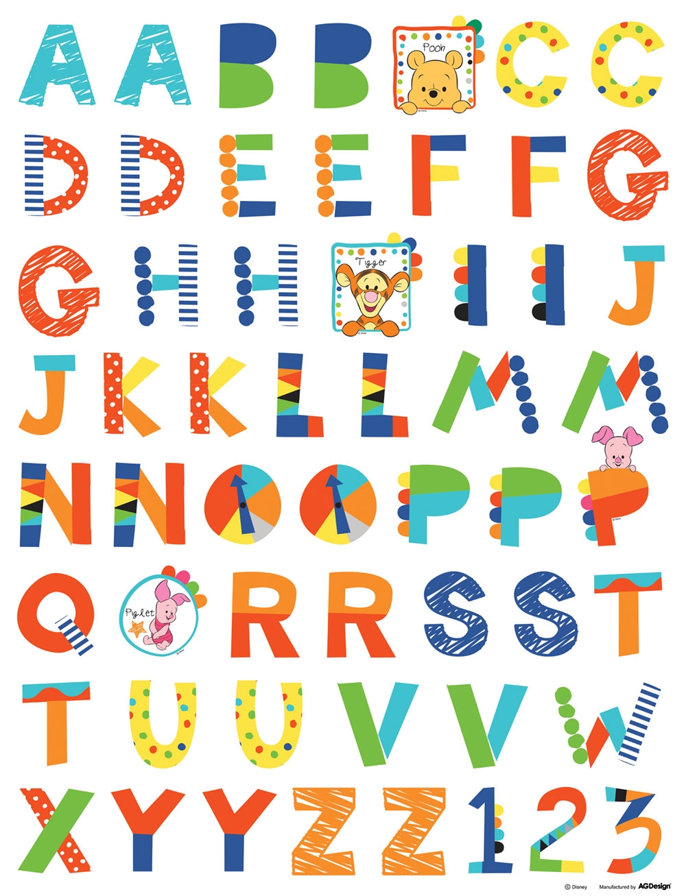 Wandtattoo für Kinder DK 891, Disney, Winnie Puuh, AG Design