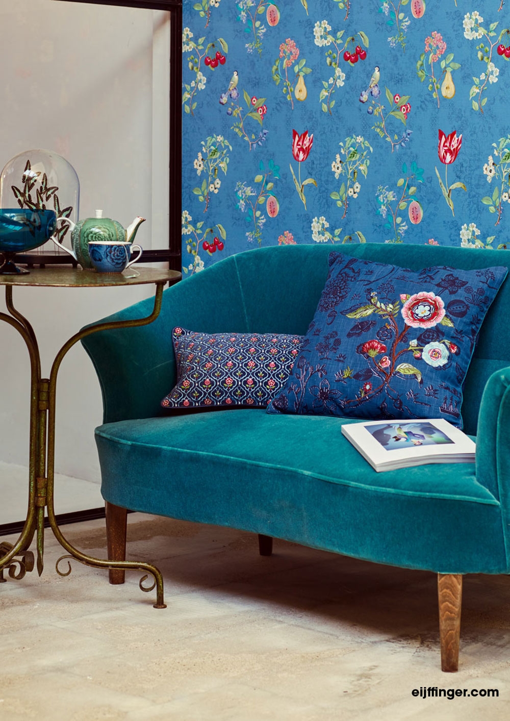 Tapete - Blumen, Vögel 375025, Pip Studio 4, Eijffinger