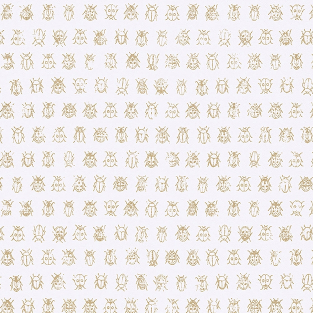 Cremefarbene Tapete mit goldenen Käfern 375030, Pip Studio 4, Eijffinger