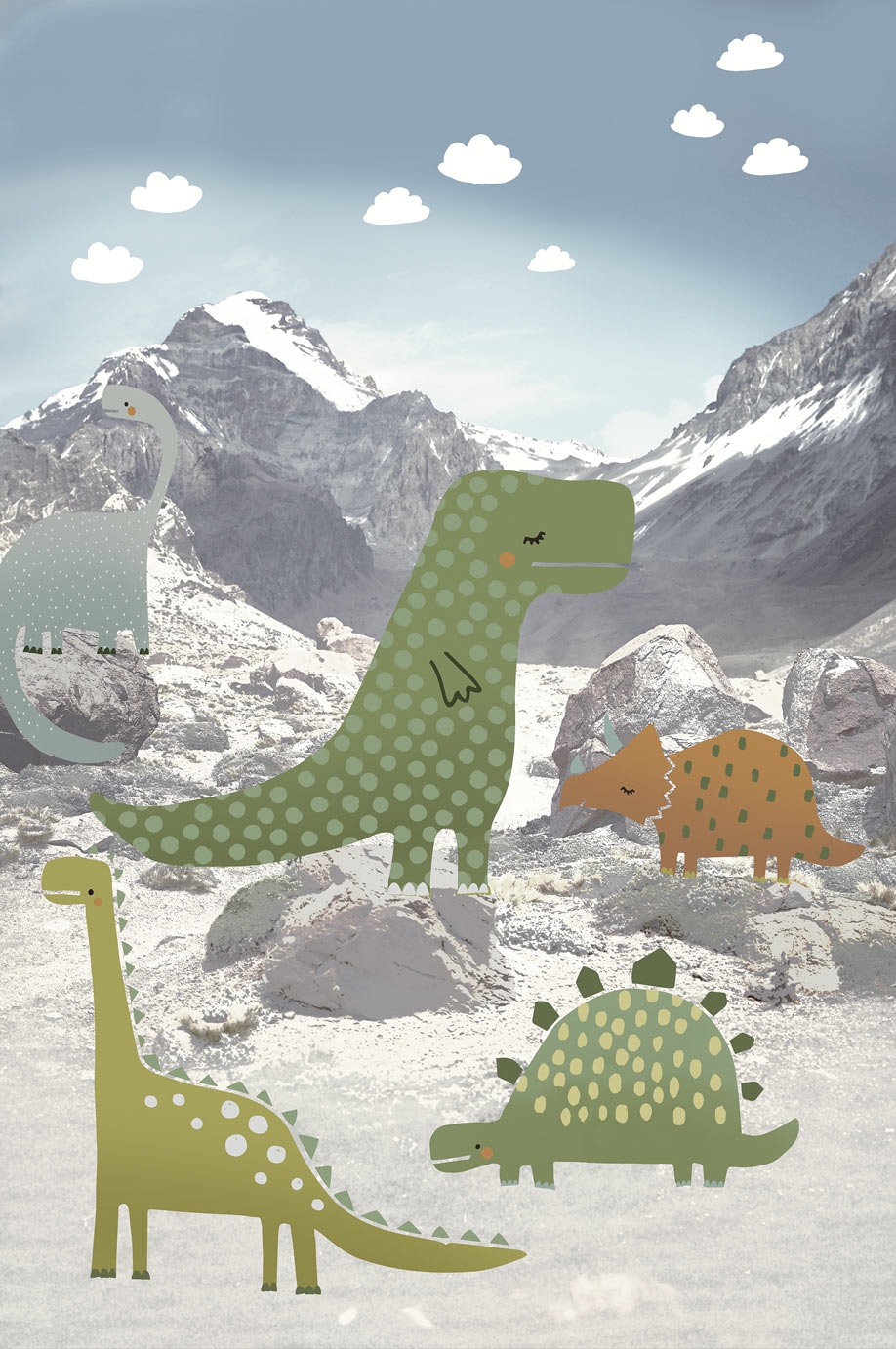 Kinder-Fototapete Dinosaurier 364110, Wallpower Junior, Eijffinger