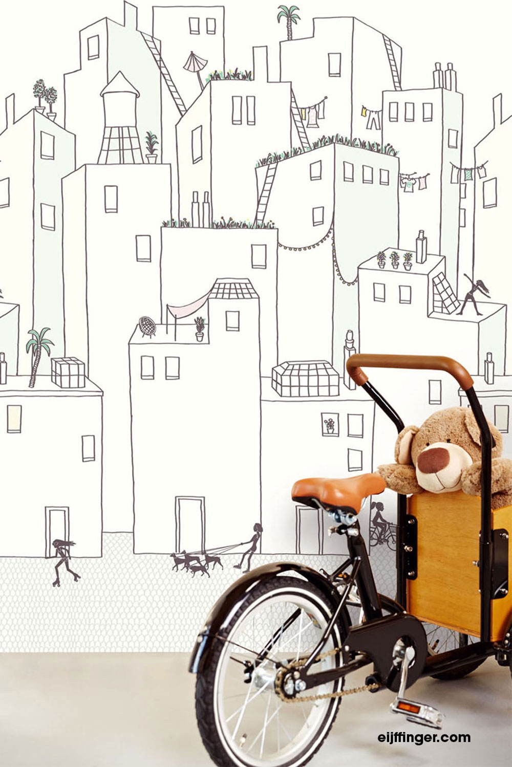 Fototapete Häuser 364174, Wallpower Junior, Eijffinger