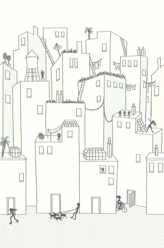 Fototapete Häuser 364174, Wallpower Junior, Eijffinger