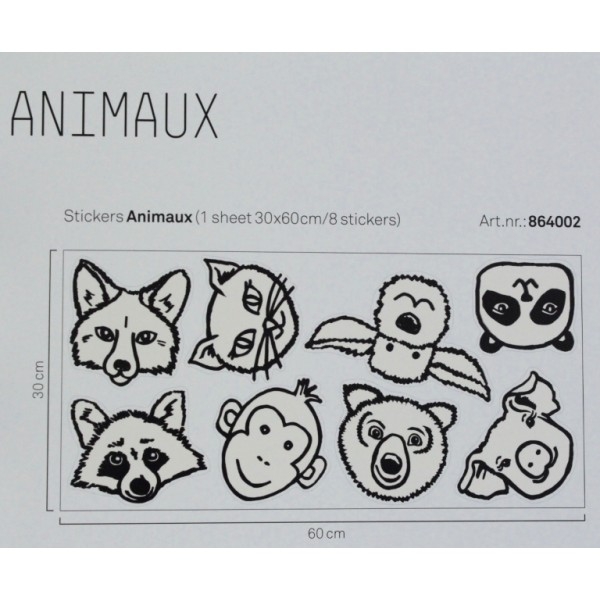 Selbstklebende Dekoration Tiere 864002, Wallpower Junior, Eijffinger