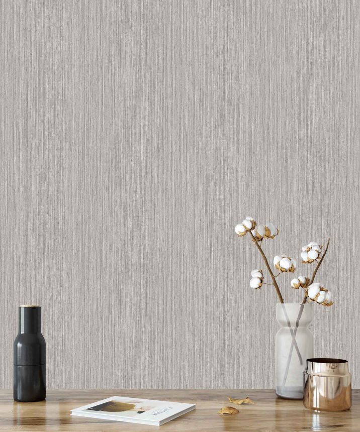 Vliestapete mit Vinyl, grau, BR24001, Breeze, Shade of Colour, Decoprint