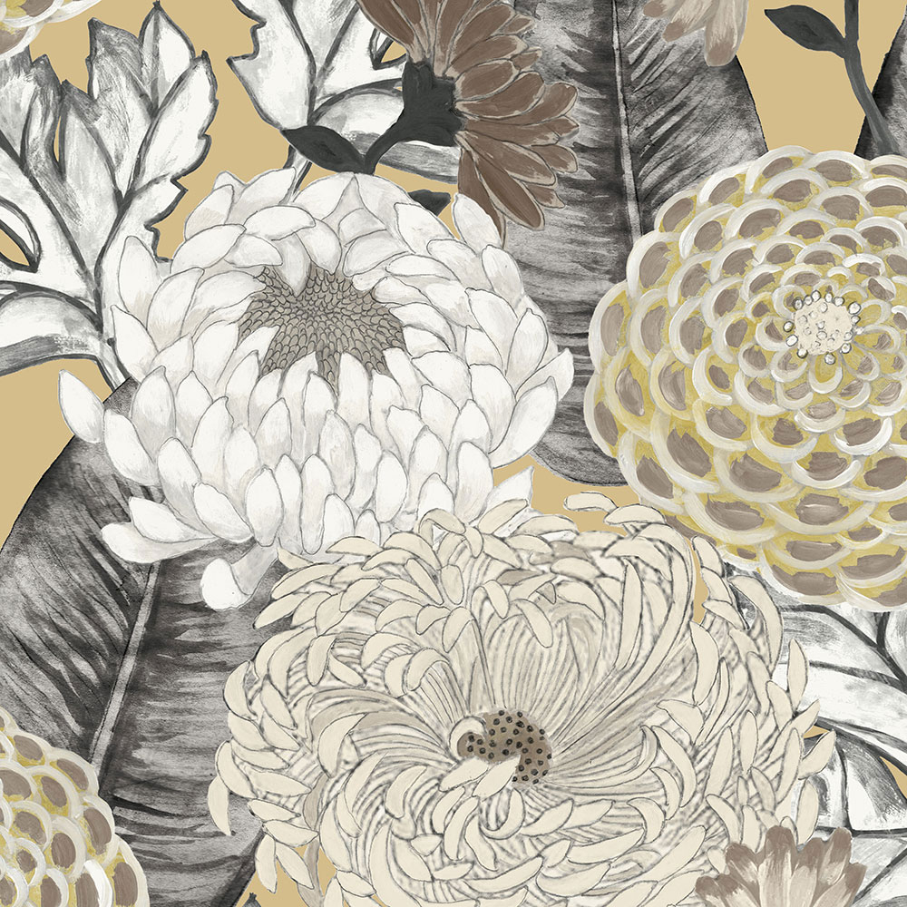 Tapete mit großen Blumen BR24031, Breeze, Decoprint