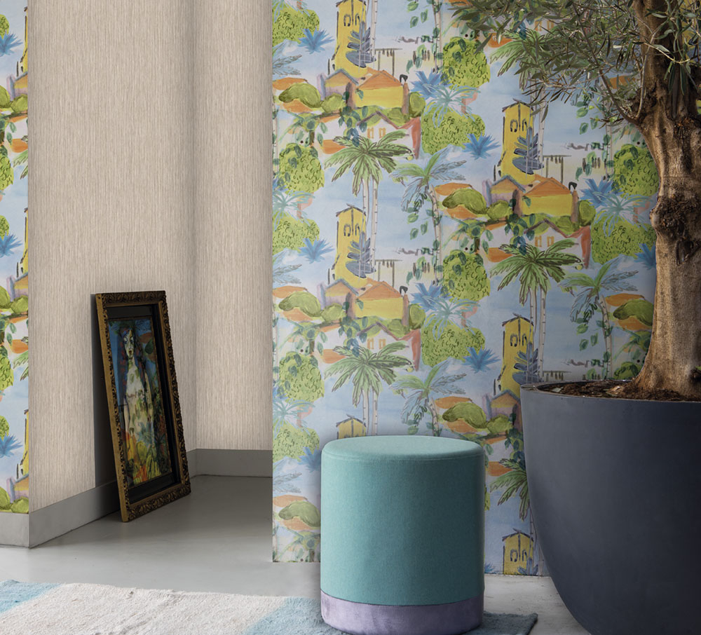 Vliestapete Meer, Palmen, Riviera BR24041, Breeze, Decoprint