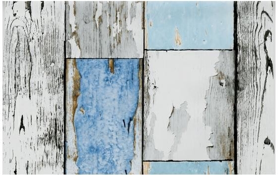 Selbstklebefolie / Selbstklebetapete Gekkofix 12878 , Holz, Graublaues Brett,  Breite 45cm