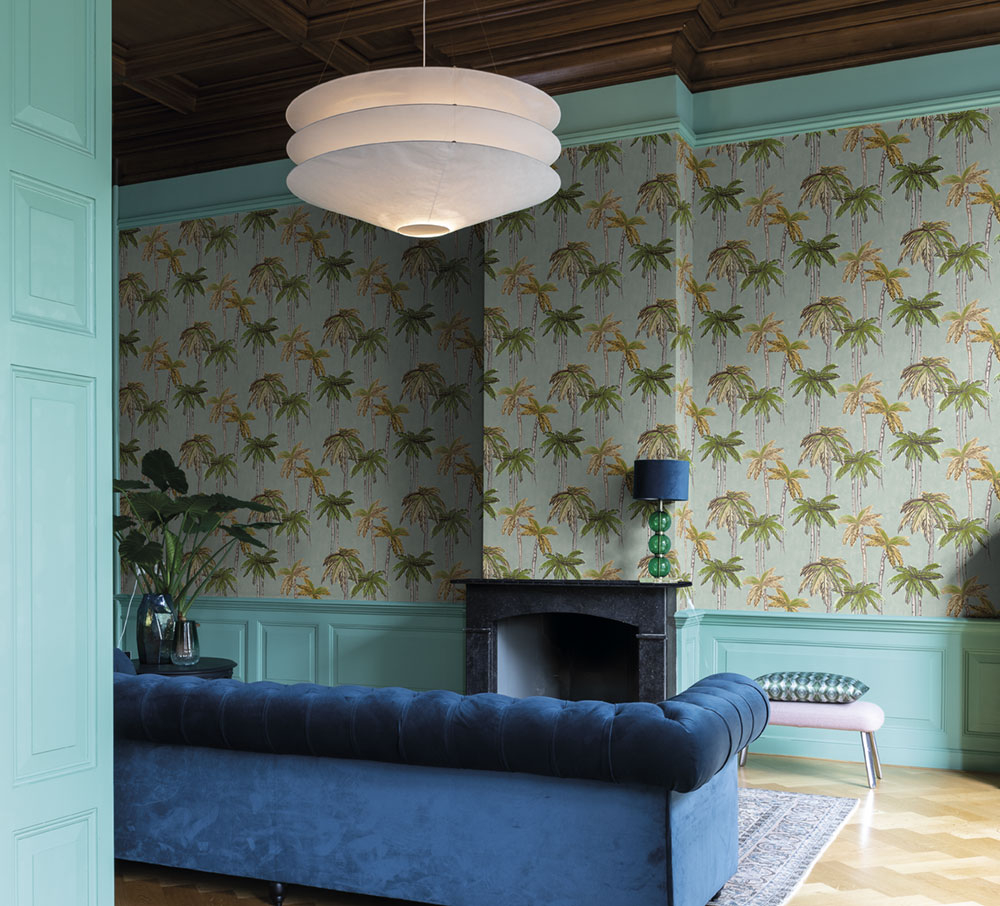 Vliestapete mit Vinyloberfläche, Palmen BR24060, Breeze, Decoprint