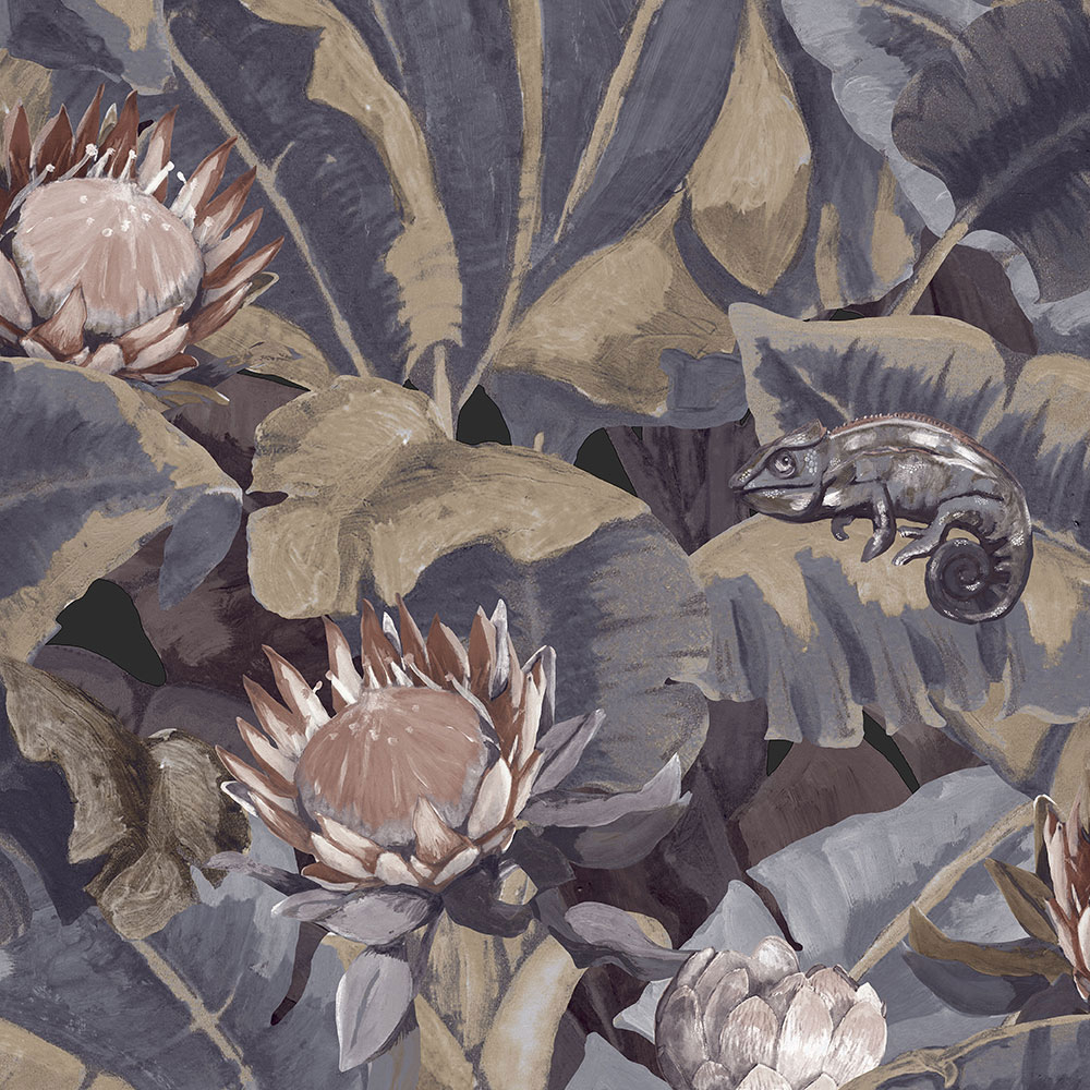 Tapete Wald mit Chamäleons BR24090, Breeze, Decoprint