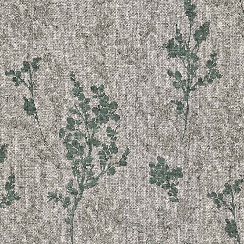 Luxury non-woven wallpaper Leaves, Twigs, vinyl surface, M23013, Architexture Murella, Zambaiti Parati
