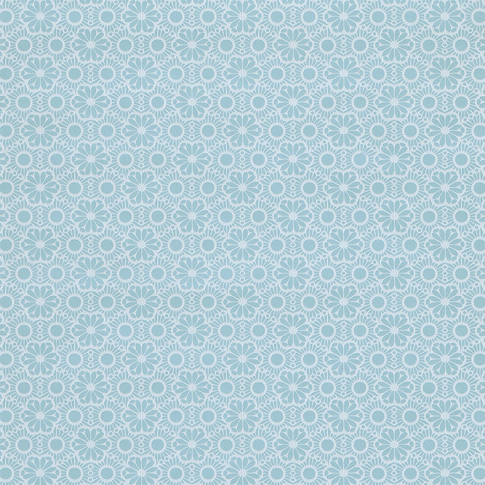 Modrá květinová tapeta na zeď, vlies 383571, Rice 2, Eijffinger