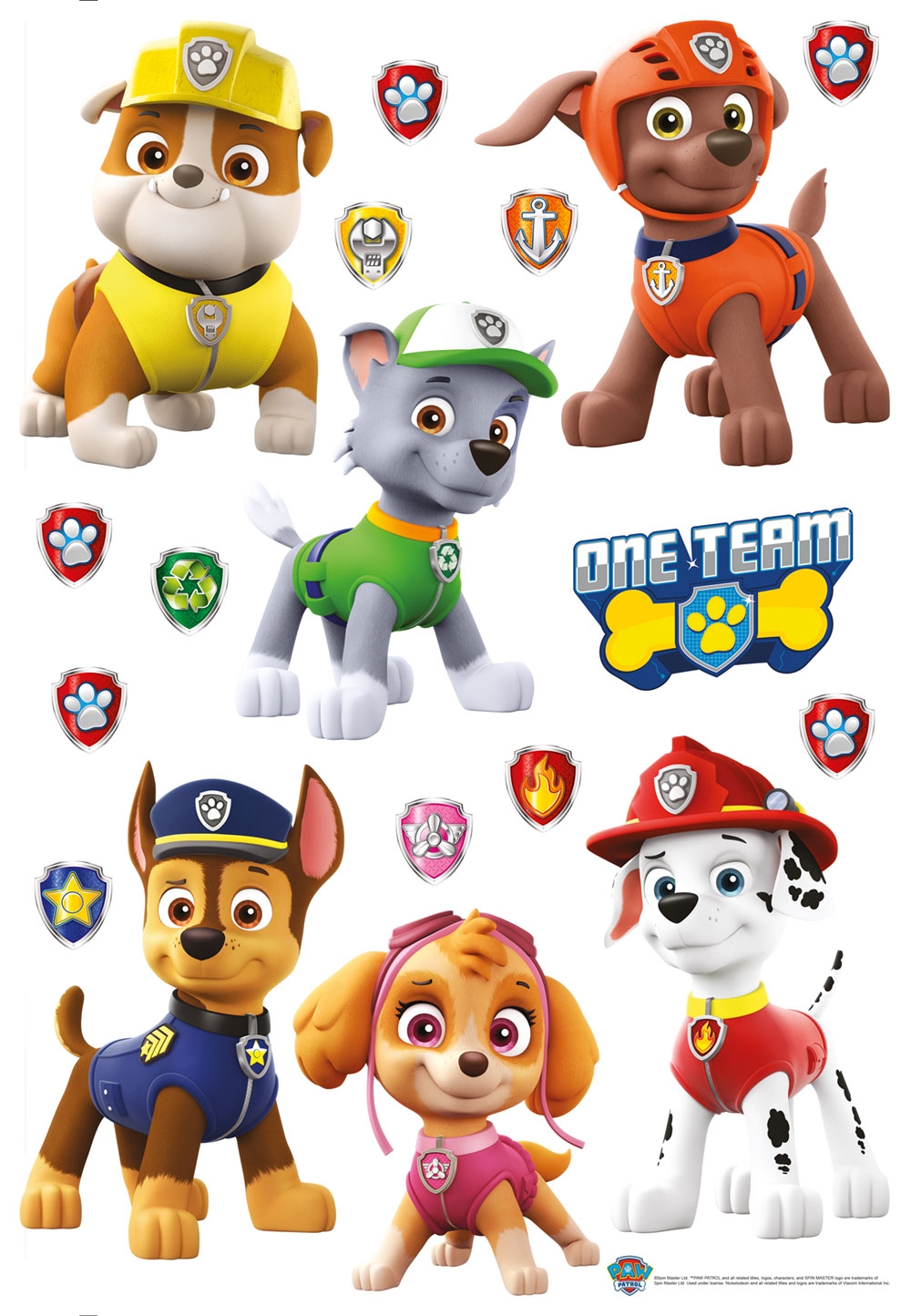 Wandtattoo für Kinder DK 1733, Disney, PAW Patrol, AG Design