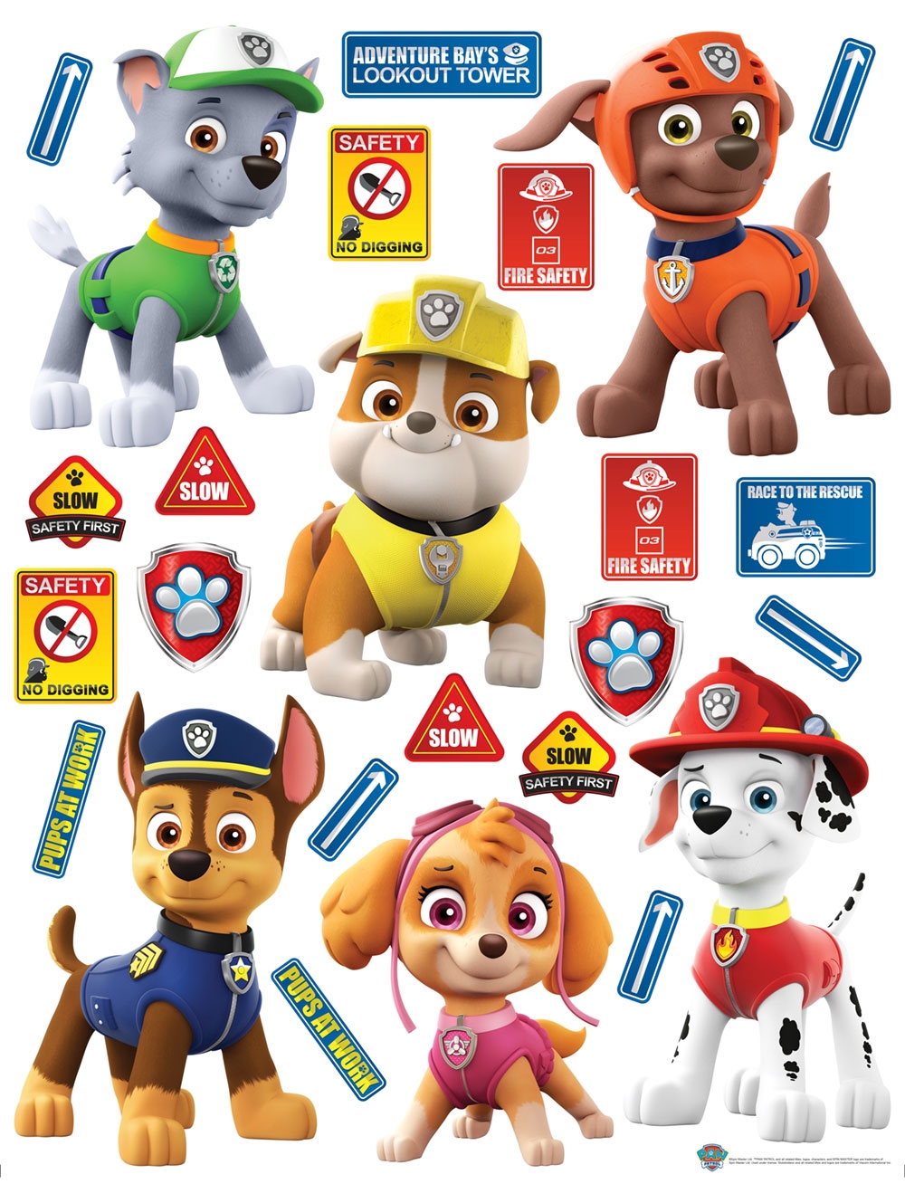 Wandtattoo für Kinder DK 2325, Disney, PAW Patrol, AG Design