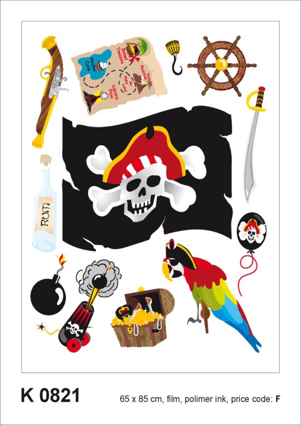Wandtattoo für Kinder K 0821, Pirat, AG Design