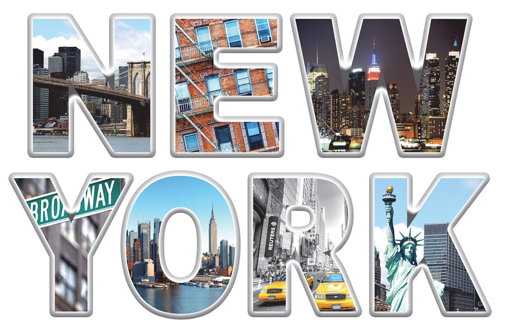 Selbstklebende Wanddekoration SM 3431, New York, AG Design