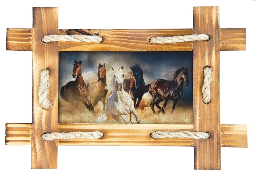 Selbstklebende Wanddekoration SM 3432, Pferde, AG Design