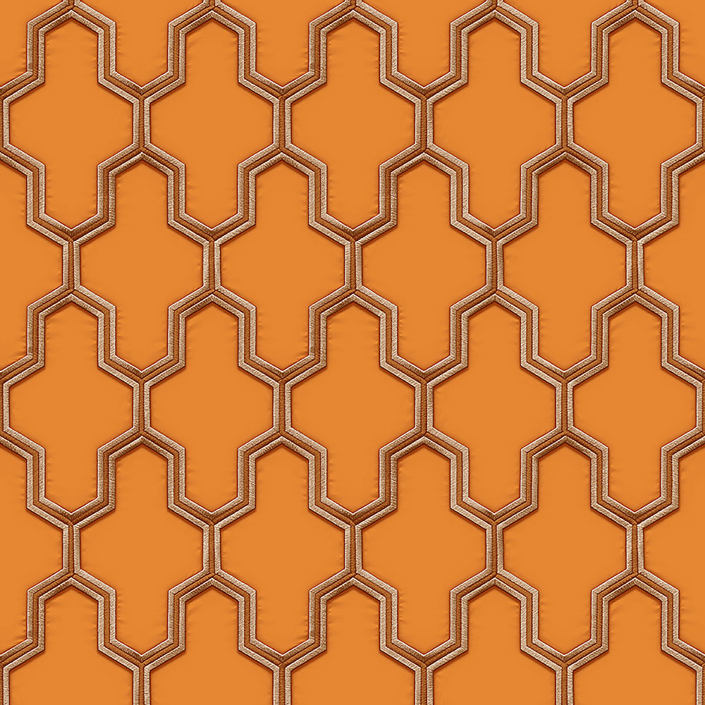 Luxustapete mit geometrischen Mustern WF121026, Wall Fabric, ID Design 