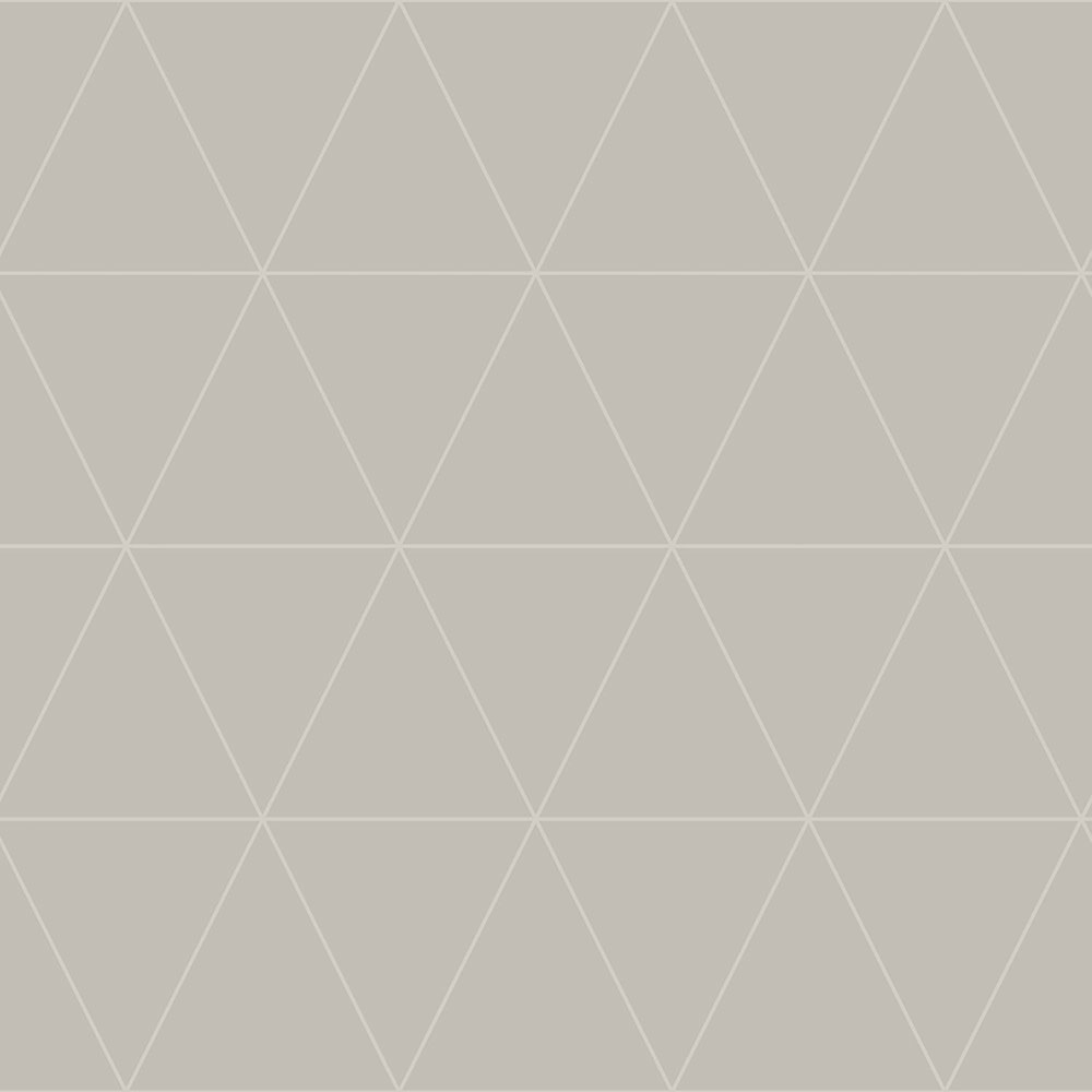Metallic-beige Tapete mit Dreiecken 347744, City Chic, Origin 