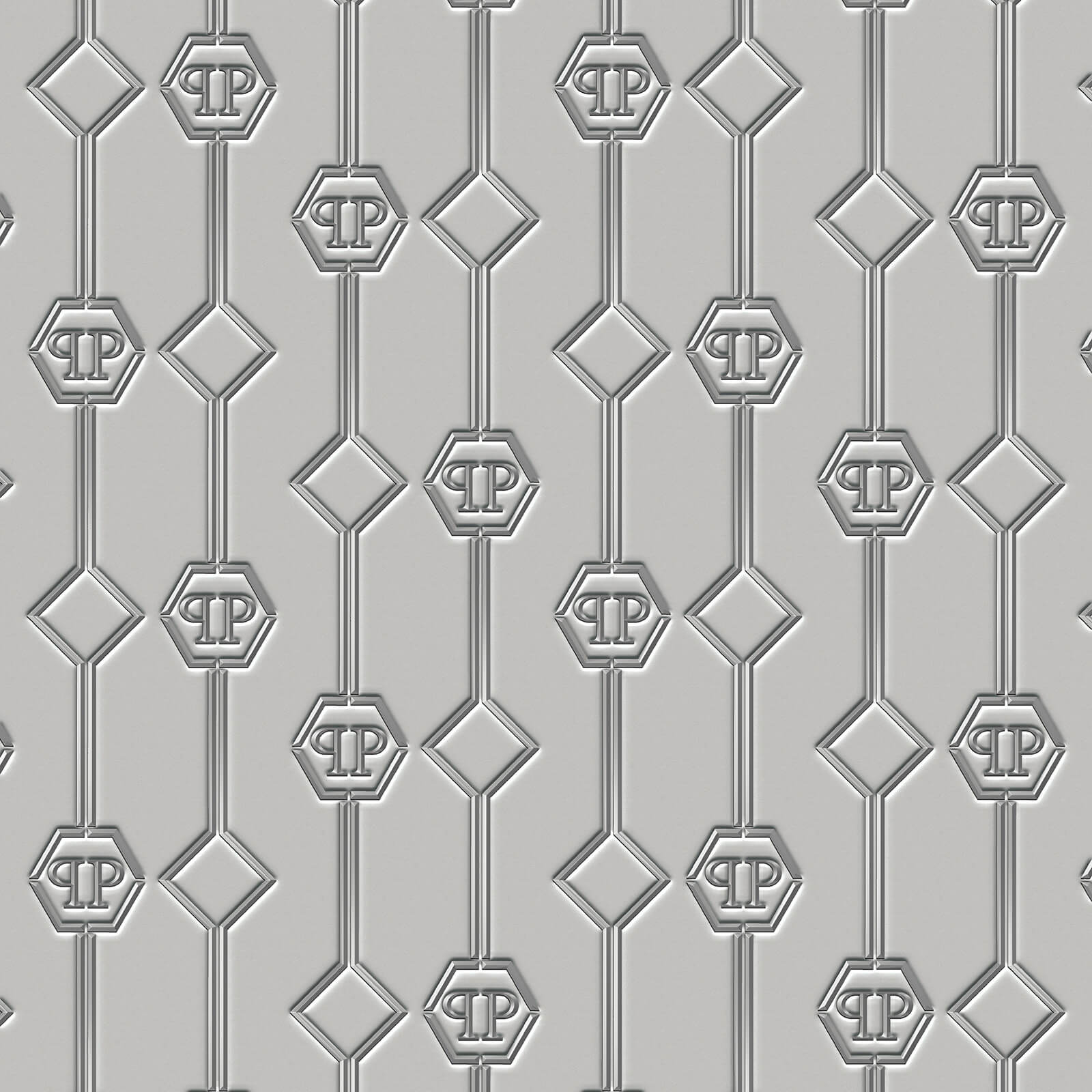 Graue Fototapete Z8099 Philipp Plein, Zambaiti Parati