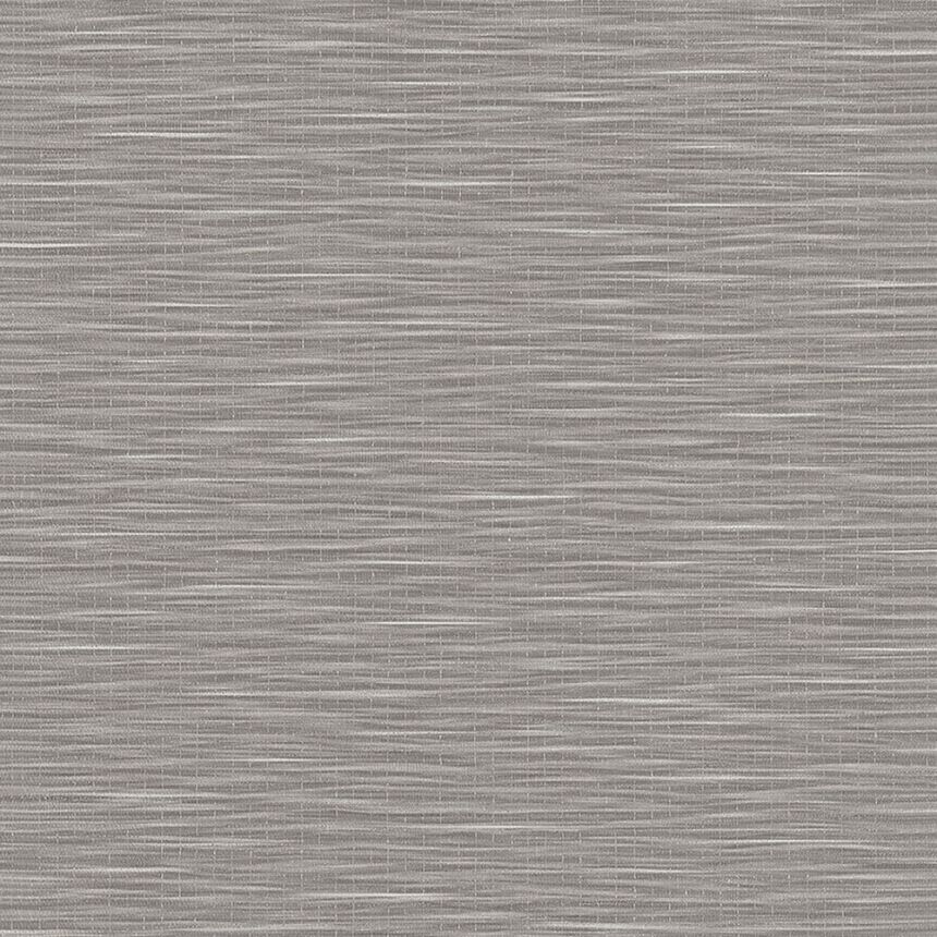 Braun-graue Luxustapete, gewebtes Raffia-Muster 33319, Botanica, Marburg