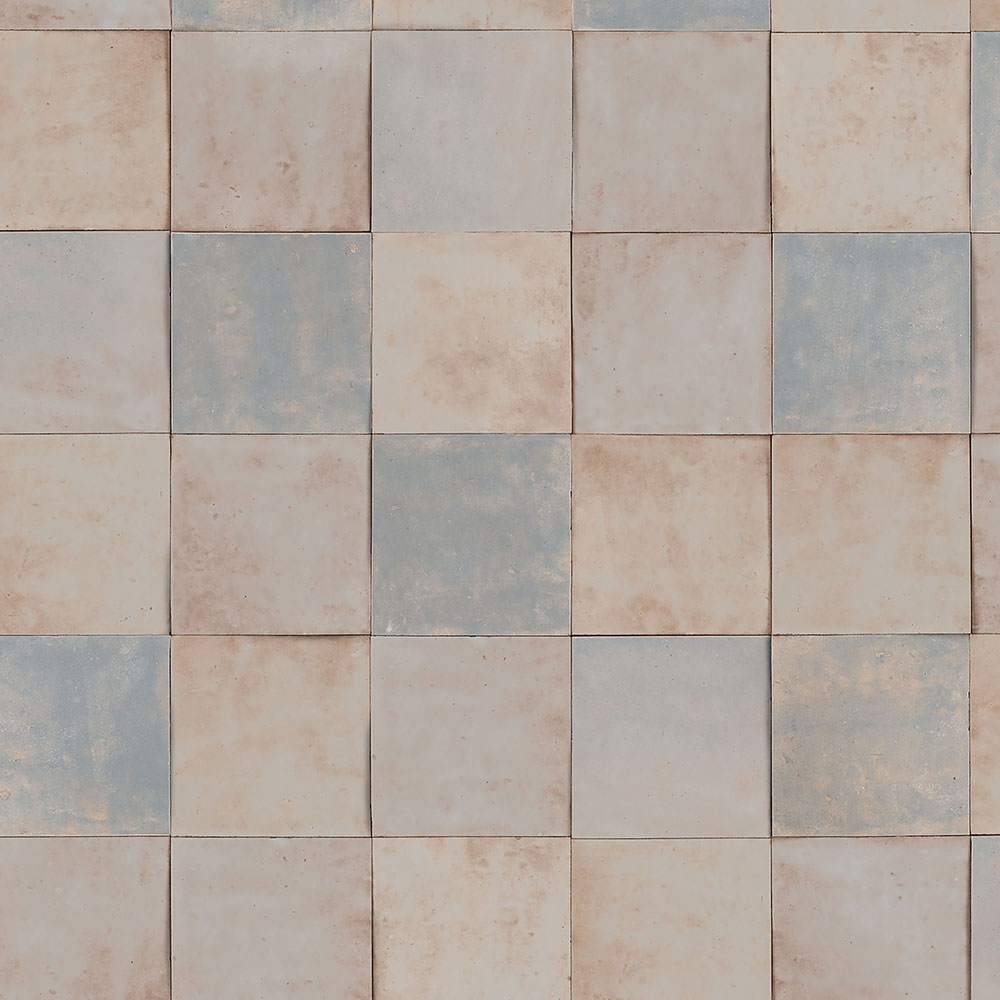 Braun-blaue geometrische abwaschbare Tapete 45710 Zellige, Marburg