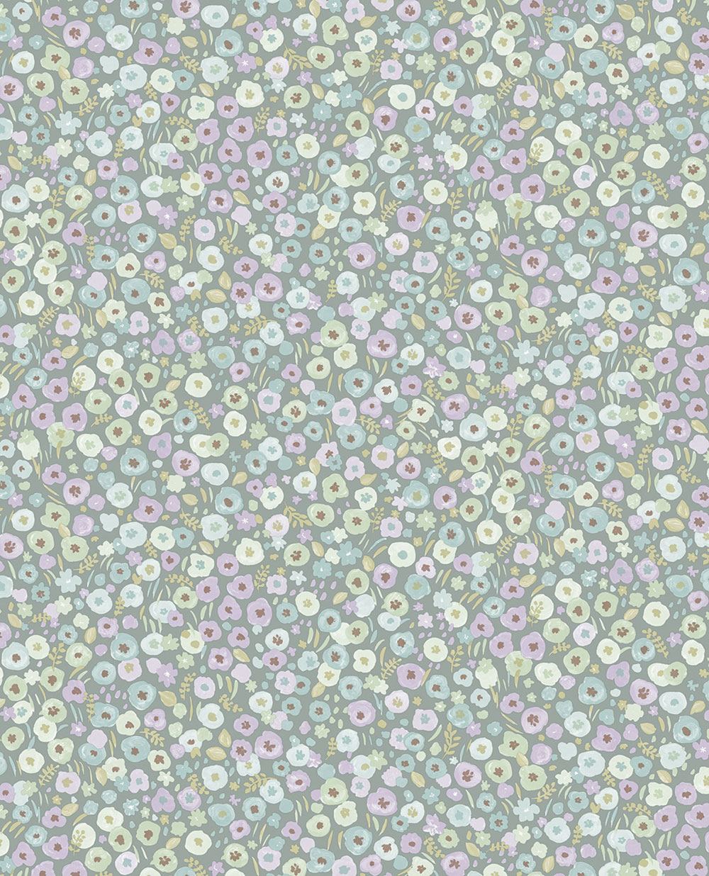 Grüne Blumentapete 323064, Explore, Eijffinger