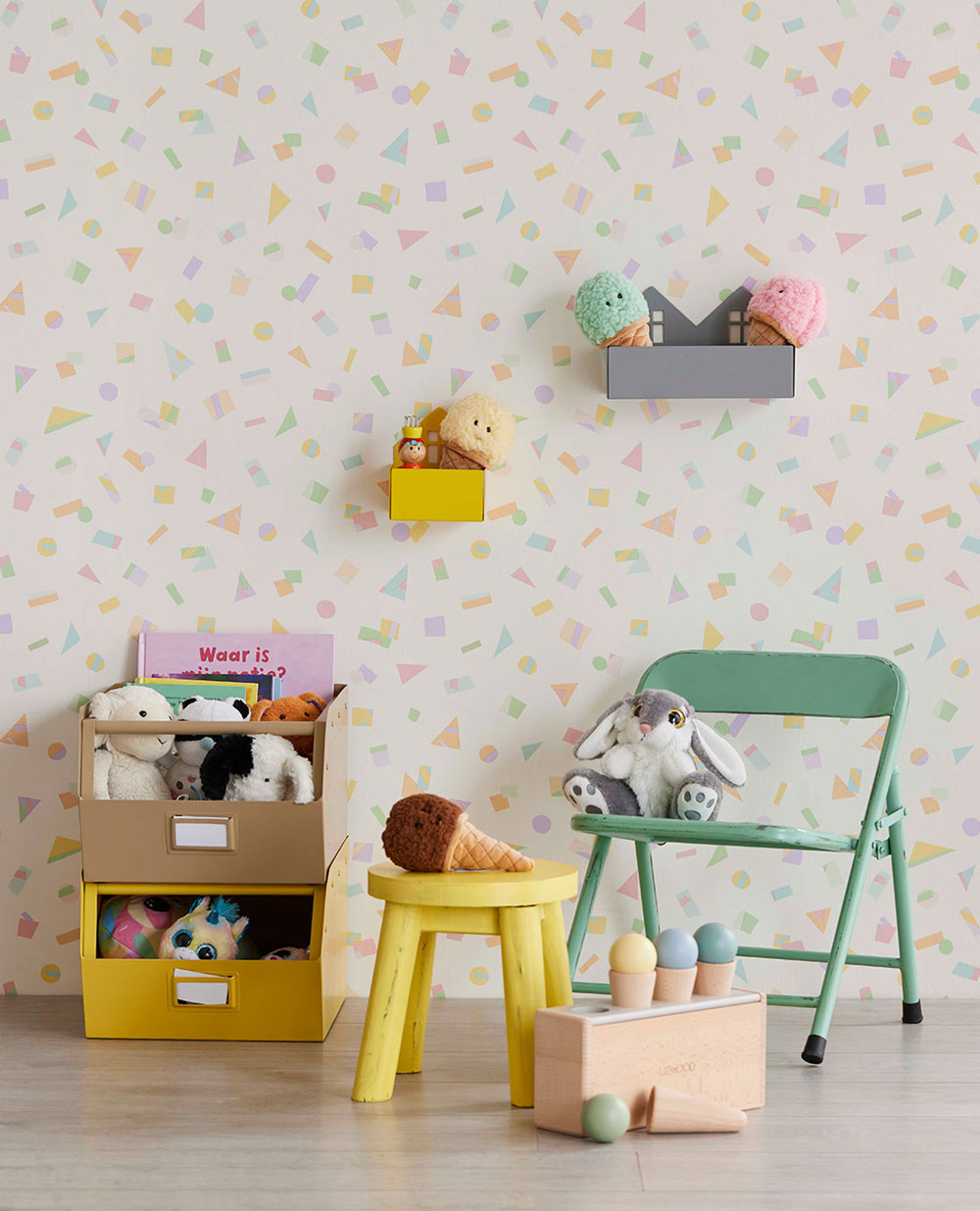 Geometrische Kindertapete 323070, Explore, Eijffinger