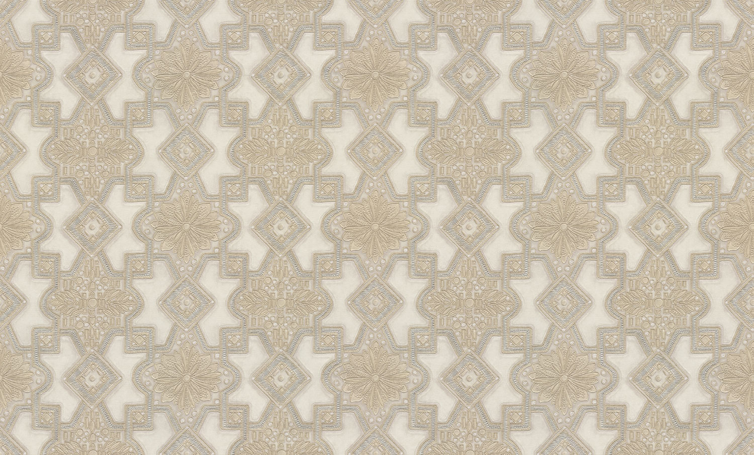 Luxuriöse beige-goldene Vliestapete mit Ornamenten, 86013, Valentin Yudashkin 5, Emiliana Parati