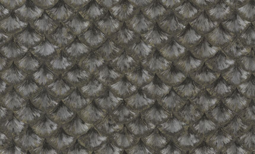 Luxuriöse silber-schwarze Vliestapete mit geometrischem Muster, 86092, Valentin Yudashkin 5, Emiliana Parati