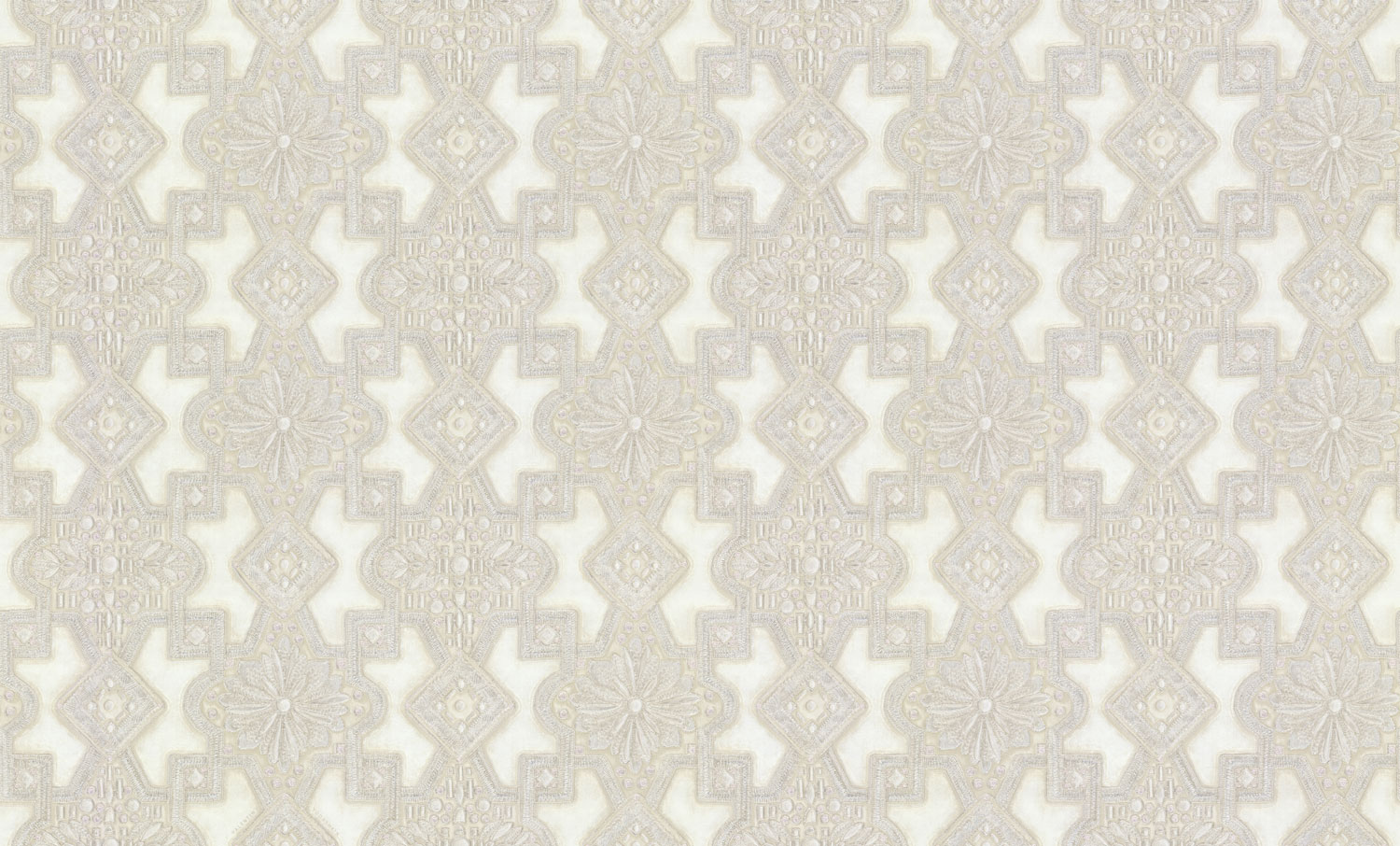Luxuriöse beige-silberne Vliestapete mit Ornamenten, 86016, Valentin Yudashkin 5, Emiliana Parati