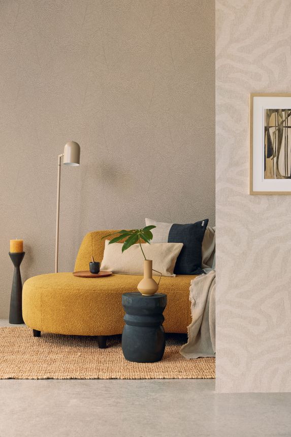 Beige Tapete, Wellen, 324001, Embrace, Eijffinger