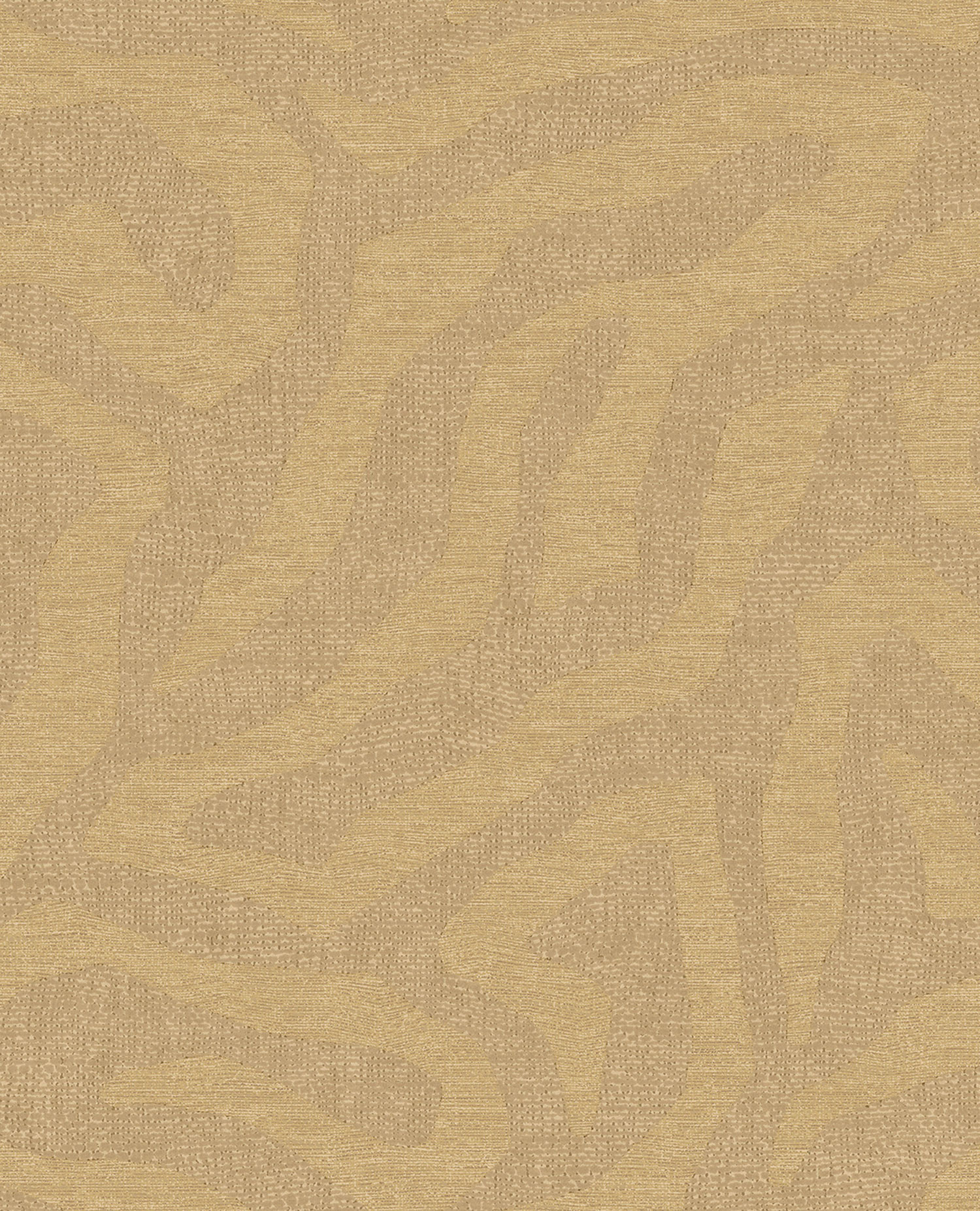 Ockerfarbene Tapete, Wellen, 324004, Embrace, Eijffinger