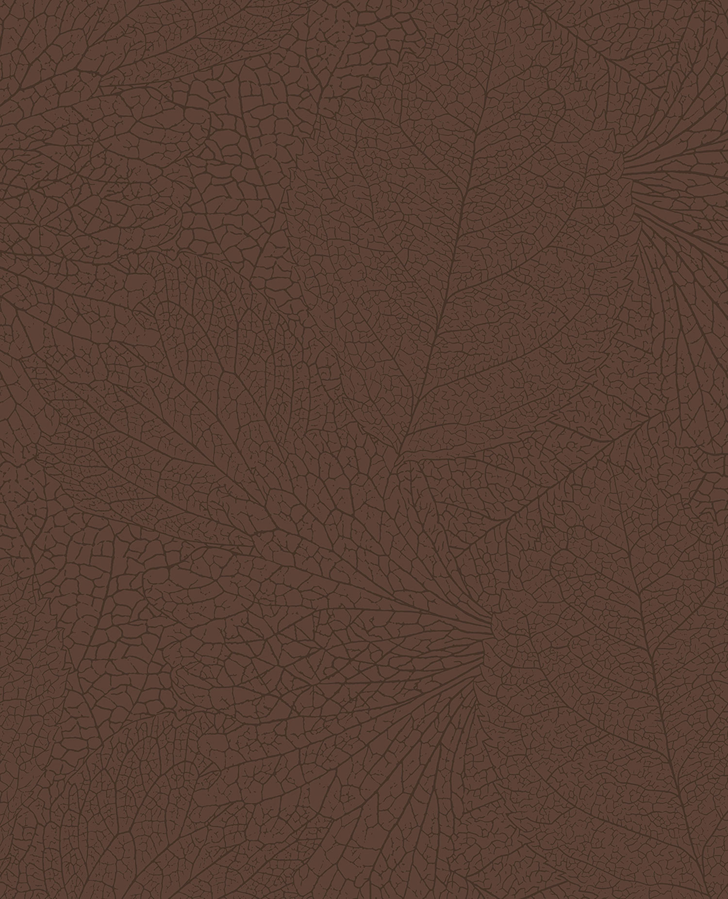 Braune Tapete mit metallischen Blättern, 324042, Embrace, Eijffinger