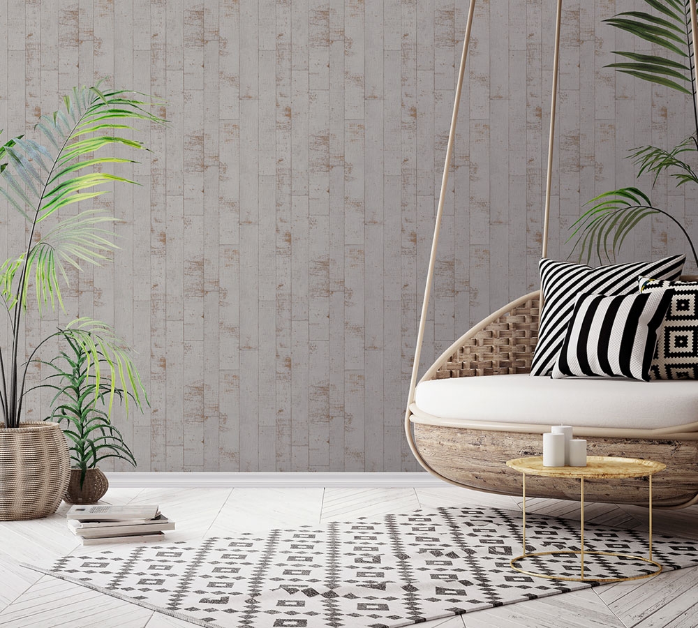 Luxustapete in Holzoptik, EE22564, Essentials, Decoprint