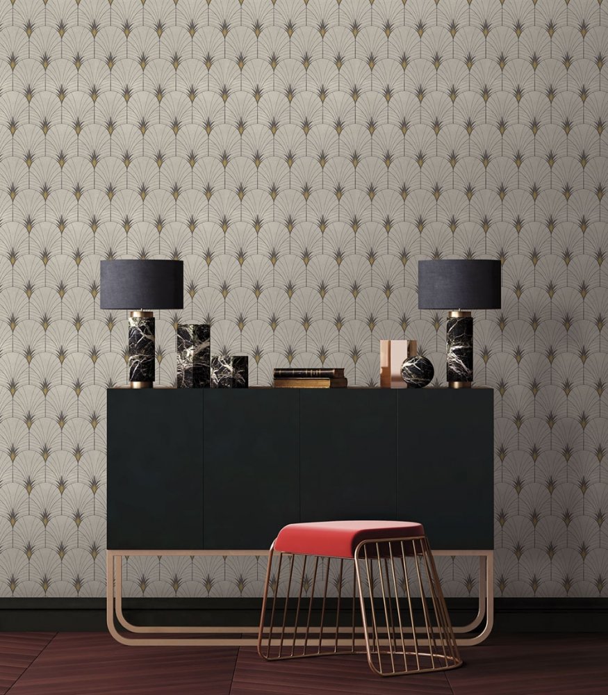 Luxustapete EE22541, Art Deco, Essentials, Decoprint