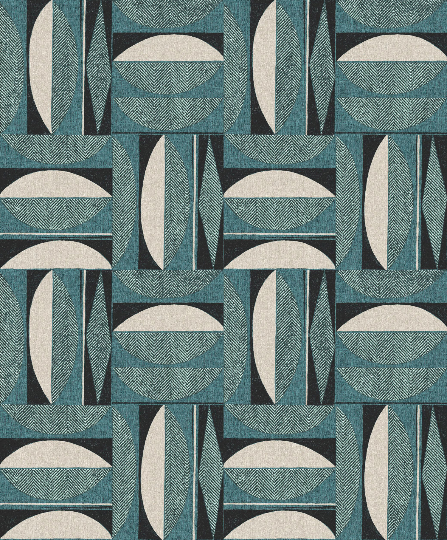 Geometrische Retro-Tapete,  ILA301, Aquila, Khroma by Masureel