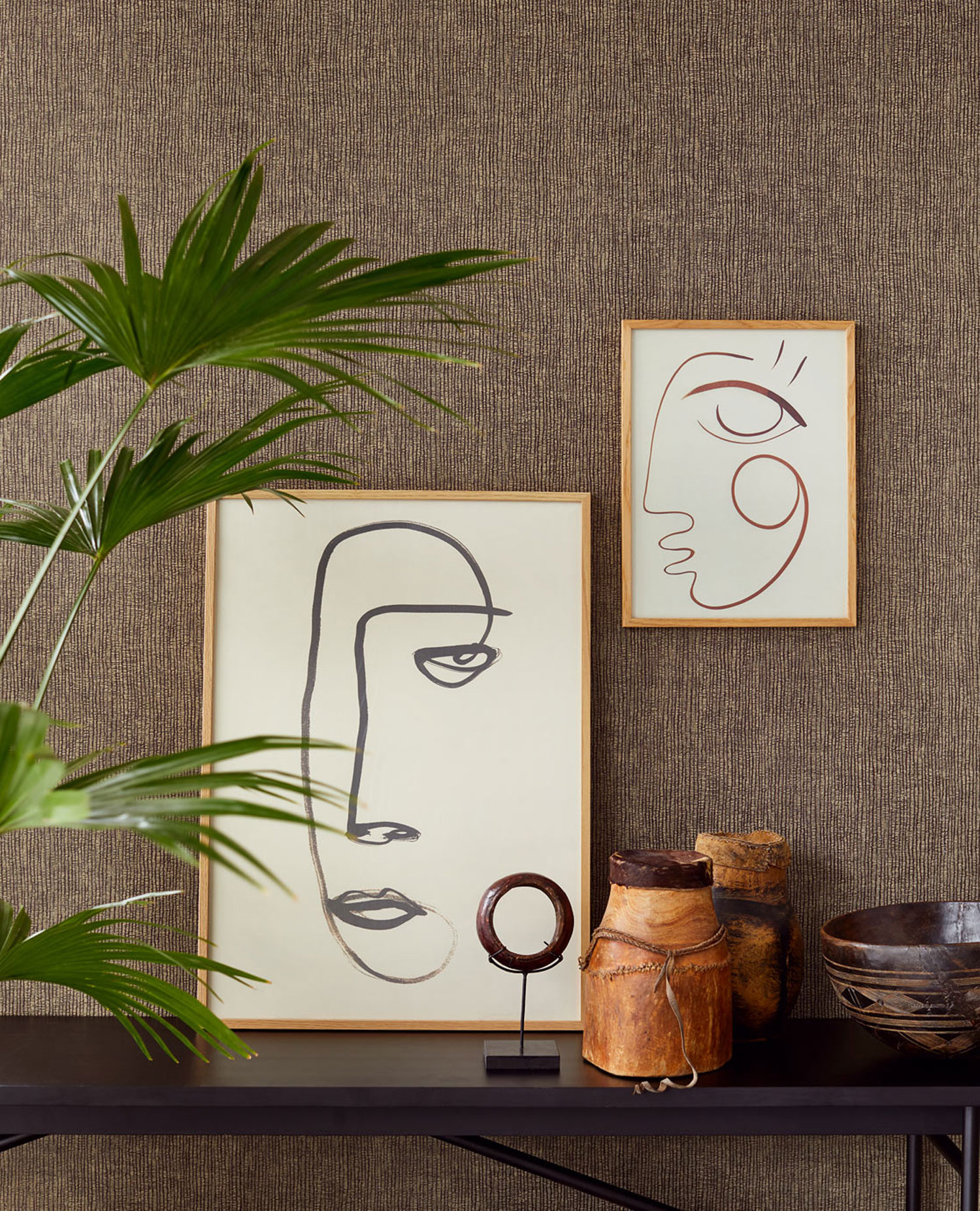 Braune Vliestapete, 333208, Unify, Eijffinger