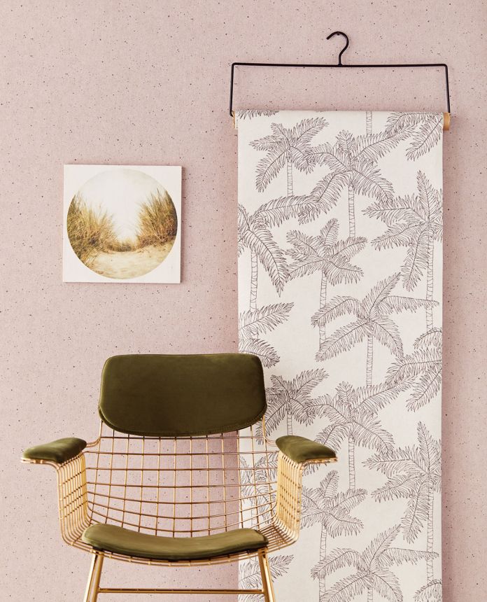 Rosa Vliestapete, Punktmuster, 333224, Unify, Eijffinger