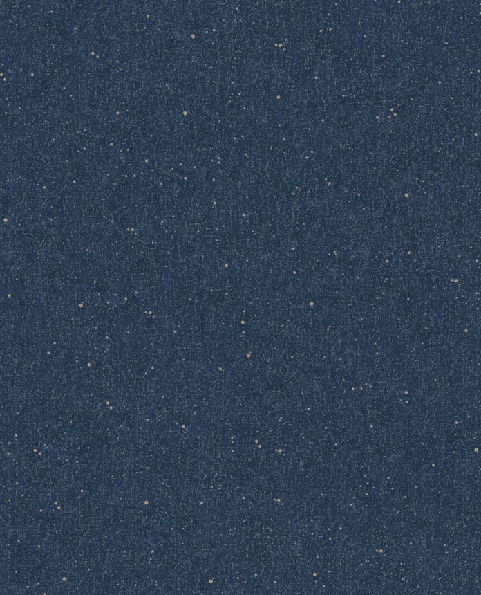 Blaue Vliestapete na zed, goldene Punkten, 333226, Unify, Eijffinger