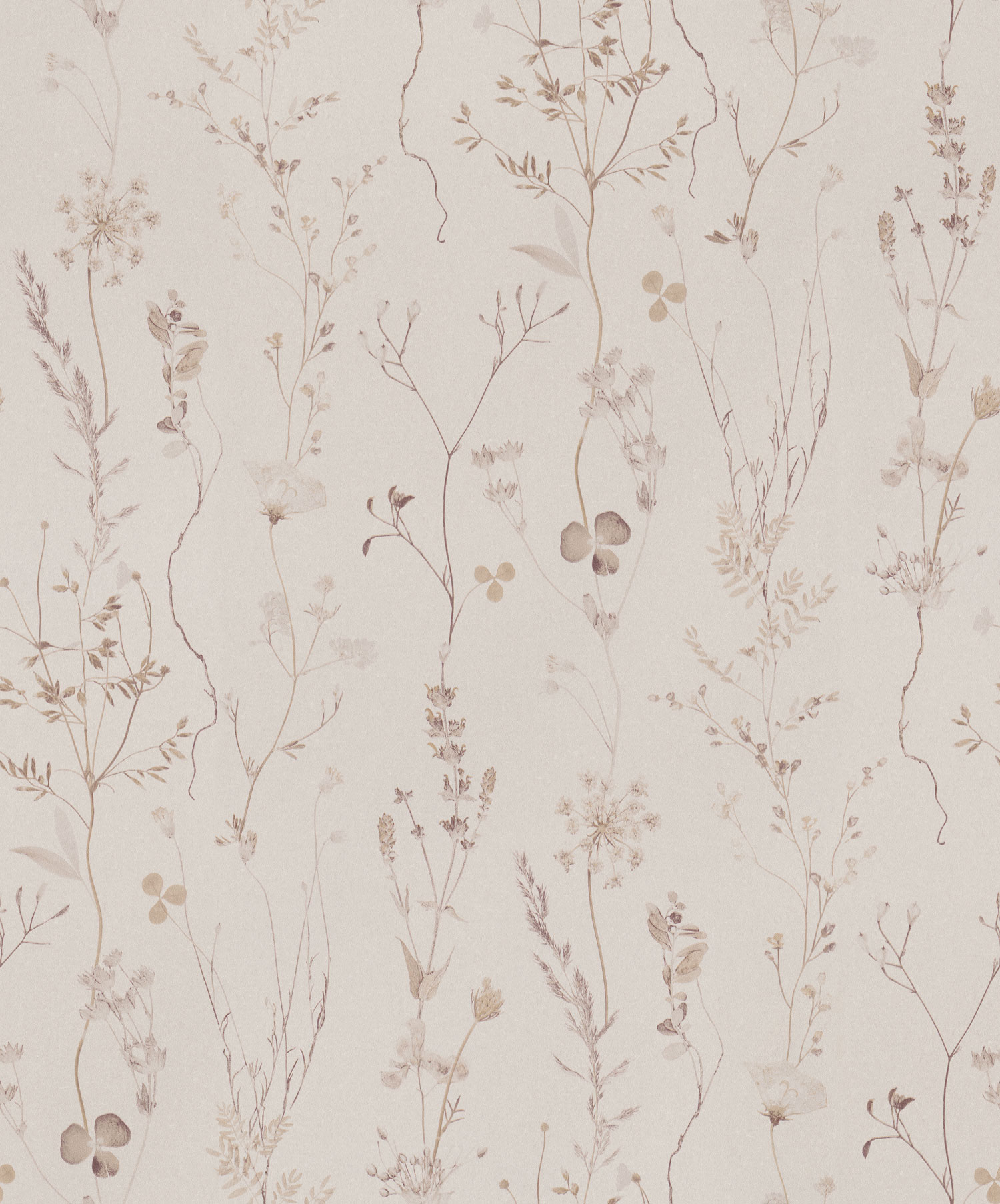 Beige Tapete mit Wiesenblumen, 221343, Botanical, BN Walls