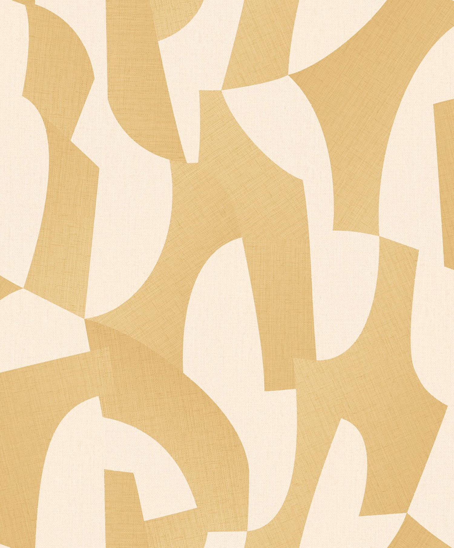 Ockerfarbene geometrische Tapete, AL26271, Allure, Decoprint