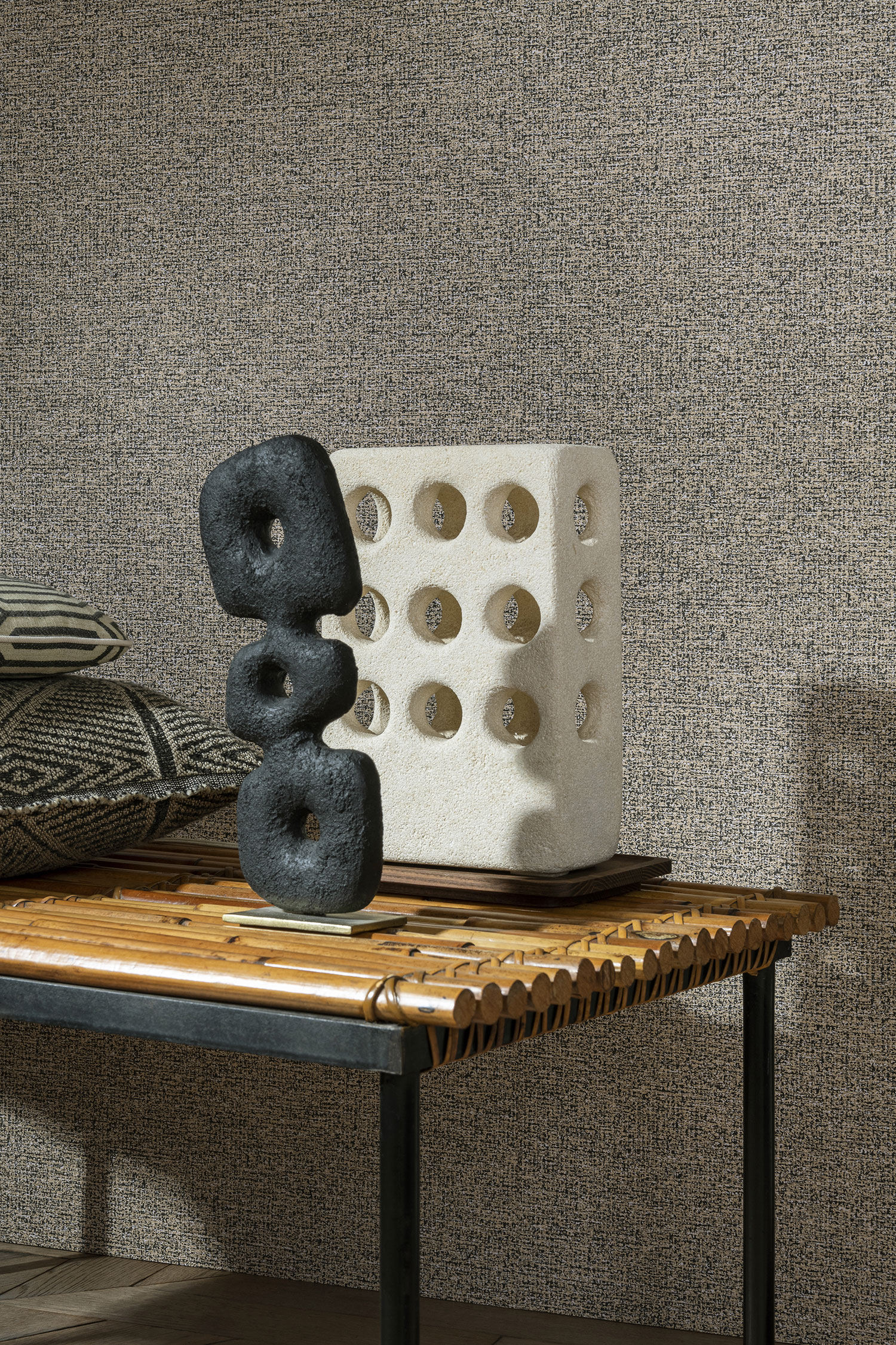 Braun-blaue Strukturtapete, BA26021, Brazil, Decoprint