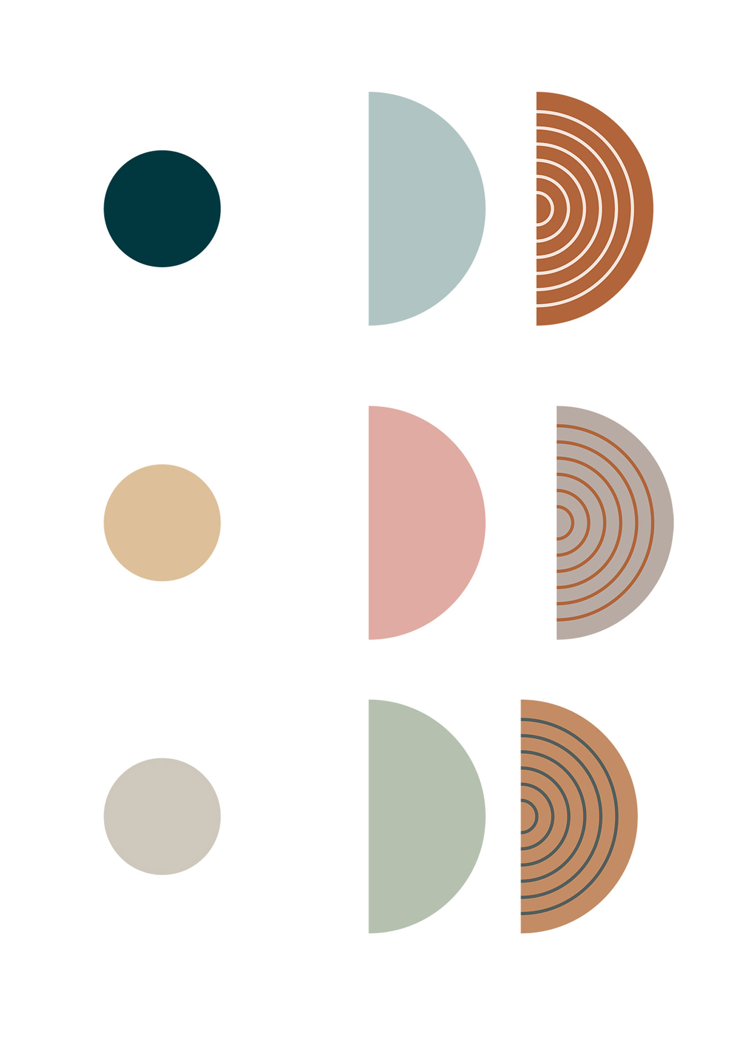 Vorgeklebte variable Wanddekoration., PLC041, Platinum Shapes, Decoprint