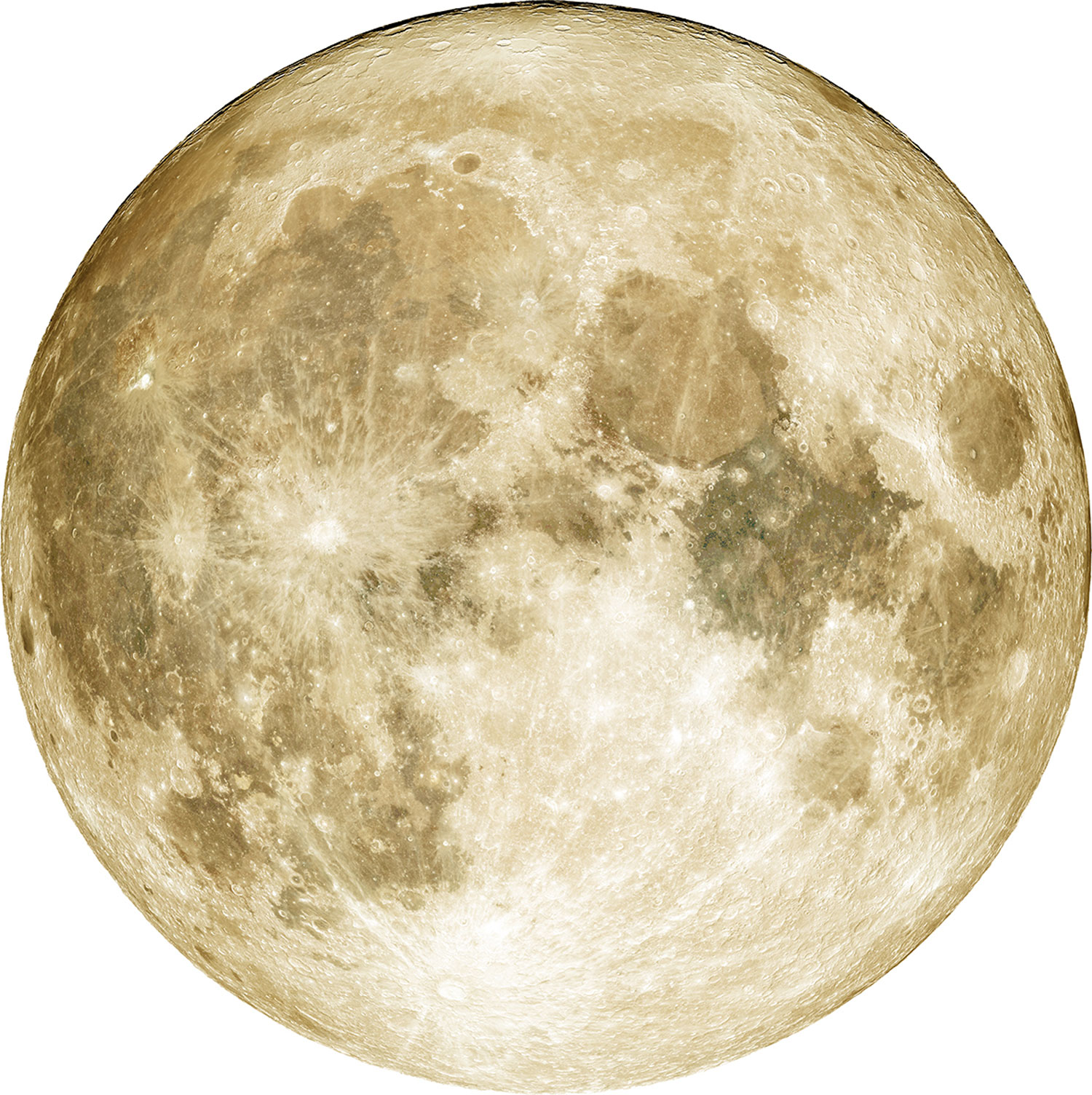 Vorgeklebte Vliestapete, Dekoration Mond, PLC059, Platinum Shapes, Decoprint