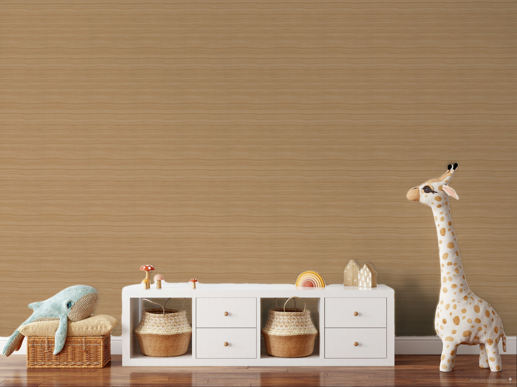 Ocker-goldene Strukturtapete CU1005, Cumaru, Grandeco