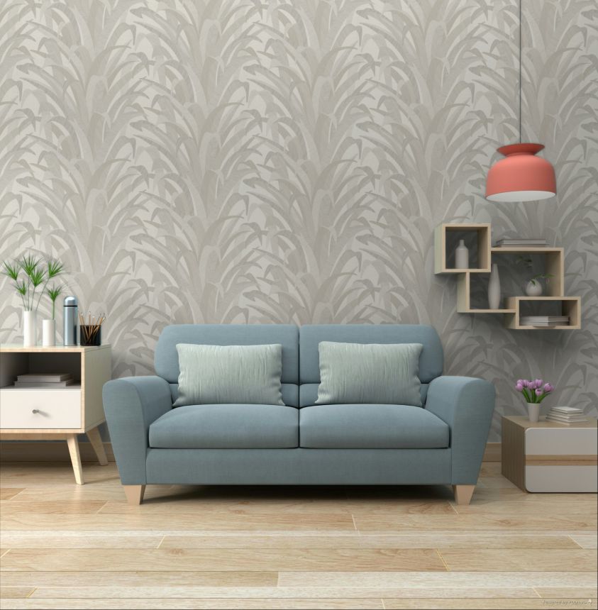 Tapete mit Grasblättern, CU3004, Cumaru, Grandeco