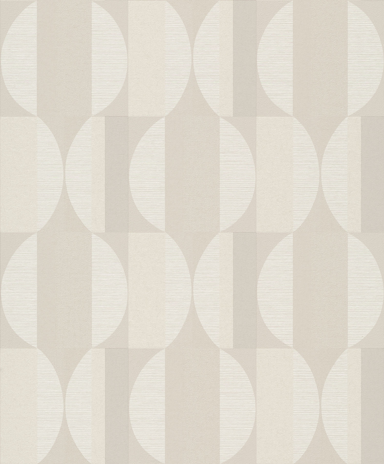 Cremefarbene geometrische Tapete, CU3101, Cumaru, Grandeco