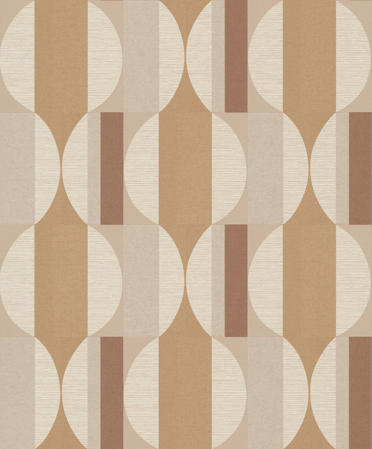 Braun-beige geometrische Tapete, CU3105, Cumaru, Grandeco